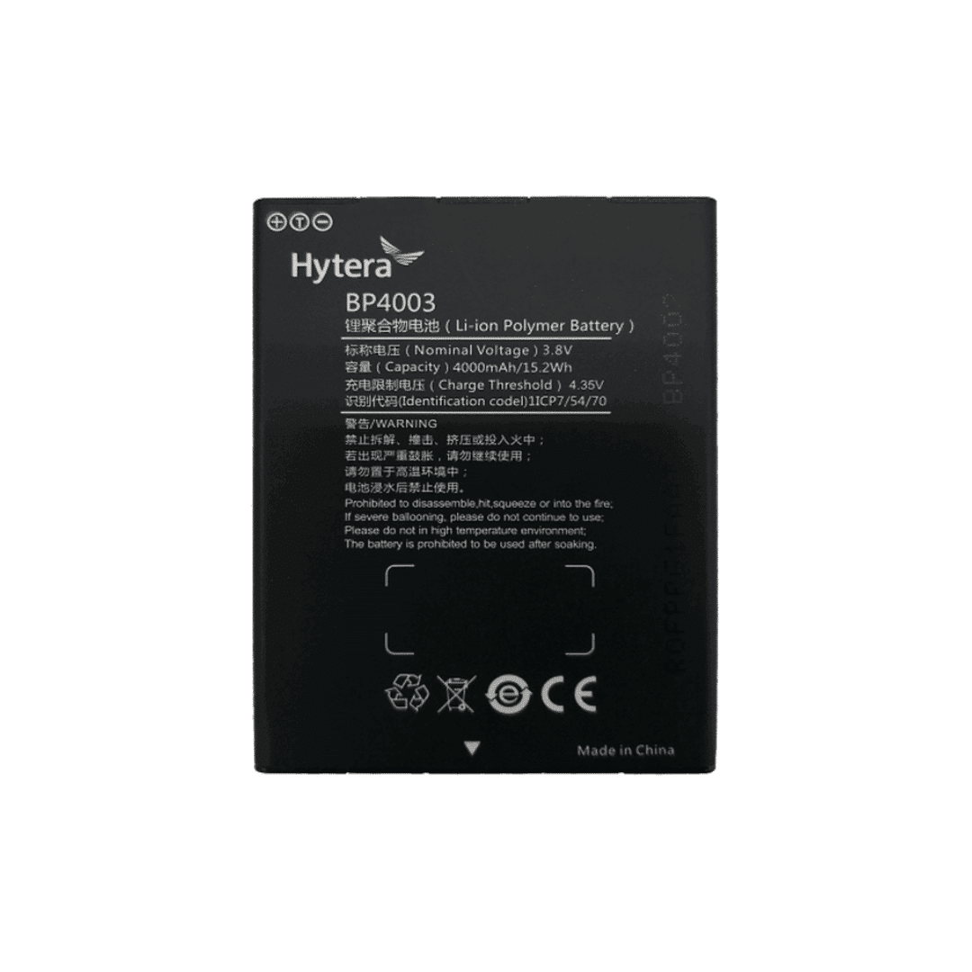 Hytera BP4003 Li-Poly 4000mAh Battery