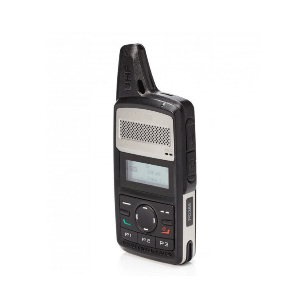 Hytera PD365 Digital Two-Way Radio - LEFT ANGLE
