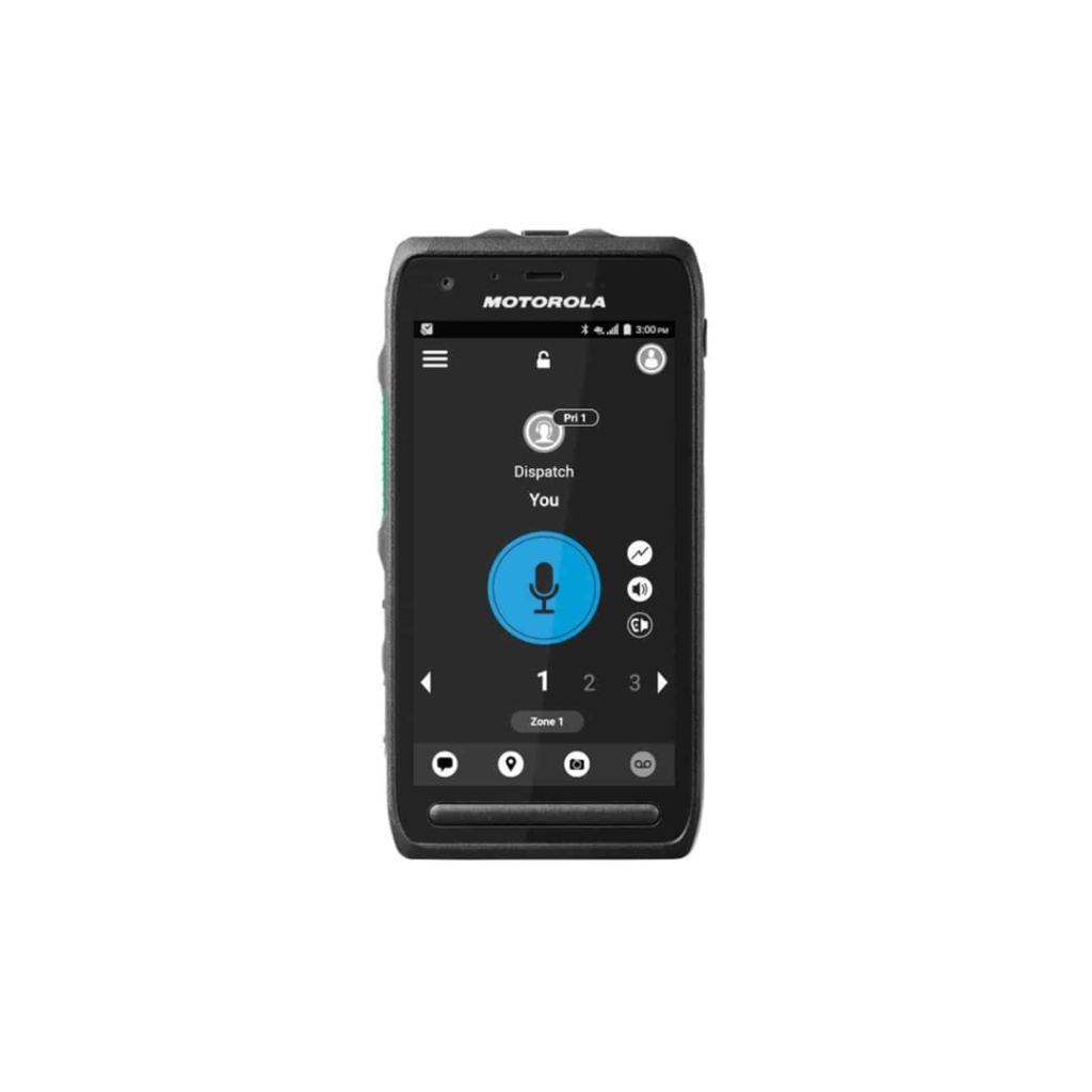 Motorola WAVE LEX L11 Cellular Two-Way Radio - front angle