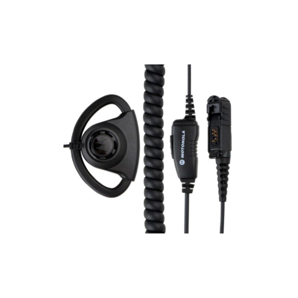Motorola PMLN6757 D-Shape Earpiece with In-Line Mic and PTT