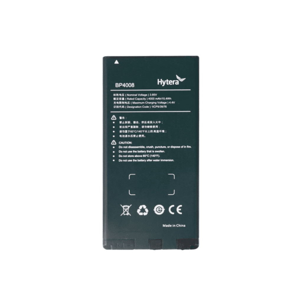 Hytera BP4008 Li-Poly 4000mAh Battery