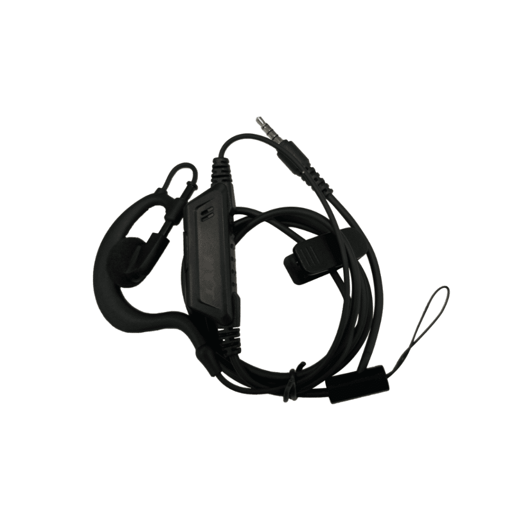 Hytera EHS24 C-Style Earpiece with In-Line Microphone and PTT
