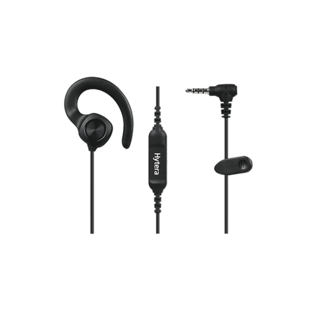 Hytera EHS26-R C-Shape Earpiece with Microphone and PTT
