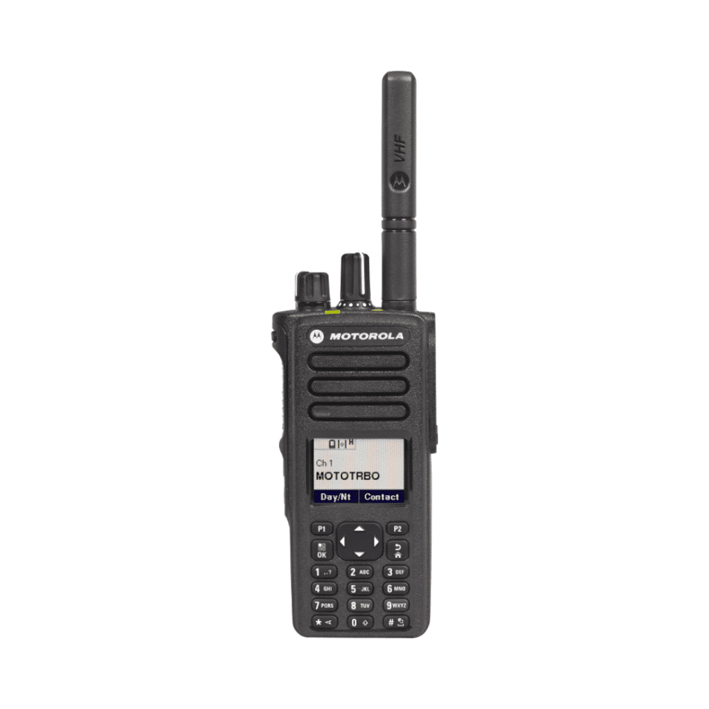 Motorola DP4801e Digital Two-Way Radio - Front Angle